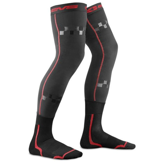 EVS Fusion Sock Combo Black/Red - Large/XL