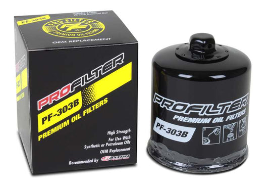 ProFilter Honda/Kawasaki/Polaris/Yamaha Spin-On Black Various Performance Oil Filter