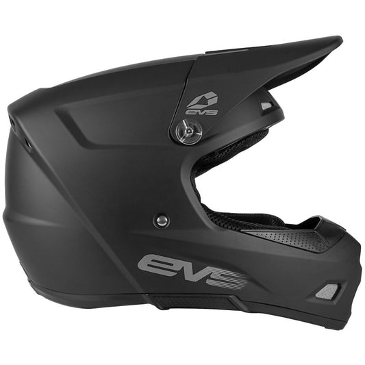 EVS T3 Solid Helmet Matte Black Youth - Large