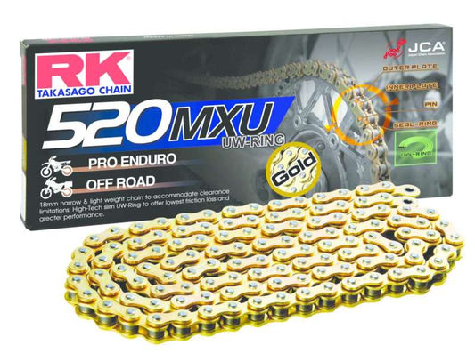 RK Chain GB520MXU-116L UW-Ring - Gold