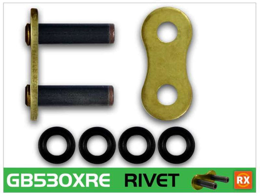 RK Chain GB530XRE-RIVET - Gold