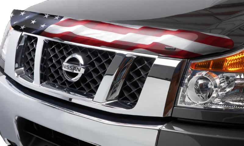 Stampede 2005-2019 Nissan Frontier Vigilante Premium Hood Protector - Flag