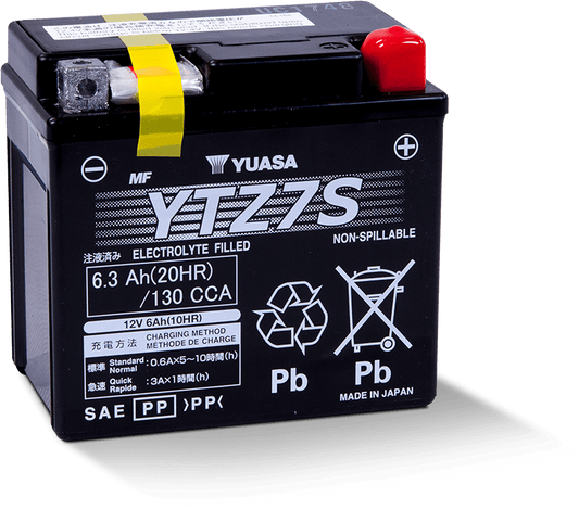 Yuasa YTZ7S Maintenance Free AGM 12 Volt Battery