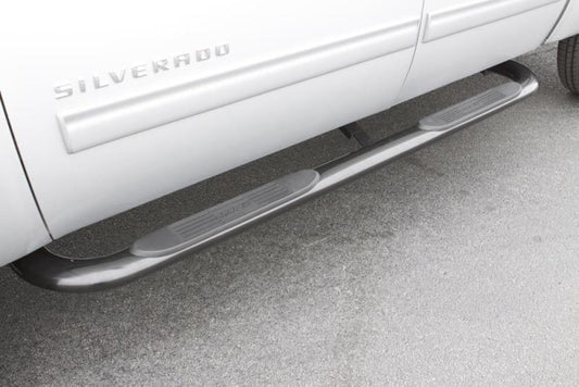 Lund 2019 Chevy Silverado 1500 Crew Cab 4in. Oval Curved SS Nerf Bars - Polished