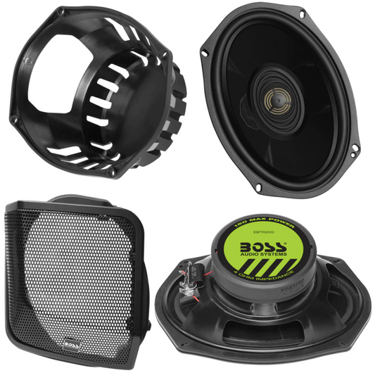 Boss Audio Systems Harley Davidson 6 x 9 Inch Saddlebag Speaker Kit