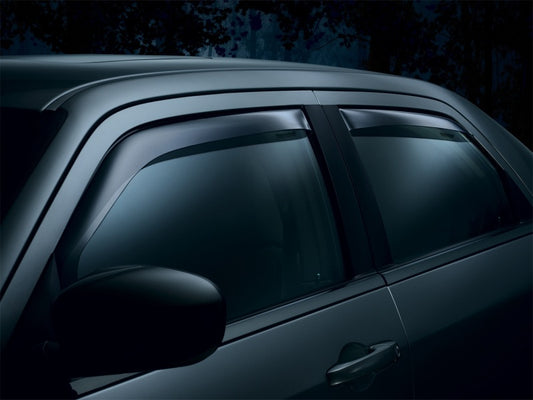 WeatherTech 05-10 Volkswagen Jetta Sportwagon Front and Rear Side Window Deflectors - Dark Smoke