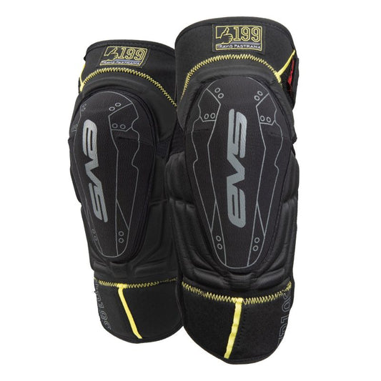 EVS TP 199 Knee Guard Black/Hivis Yellow - Youth