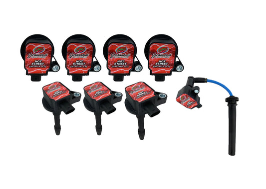 Granatelli 18-23 Ford 5.0L 4V Hot Street Coil-On-Plug Wire Conn Kit w/Coil Packs (50K Volts)