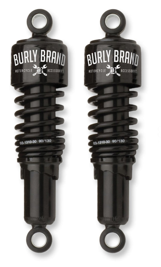 Burly Brand Dyna Shocks 10.5in - Black