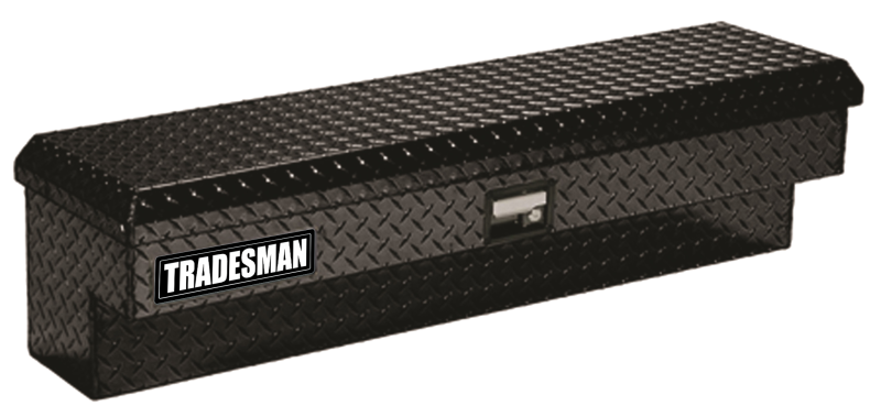 Tradesman Aluminum Side Bin Truck Tool Box (48in.) - Black