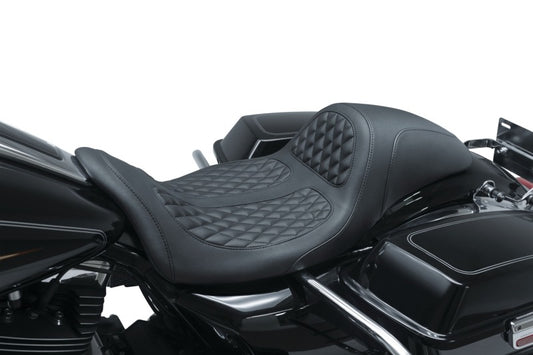 Mustang 08-21 Harley Electra Glide,Rd Glide,Rd King ,Str Glide Hightail Fastback 1PC Seat - Black