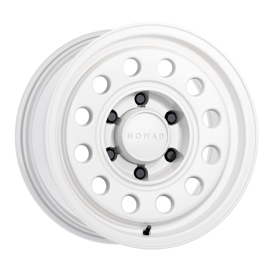 Nomad N501SA Convoy 17x8.5in / 6x139.7 BP / 0mm Offset / 106.1mm Bore - Gloss White Wheel