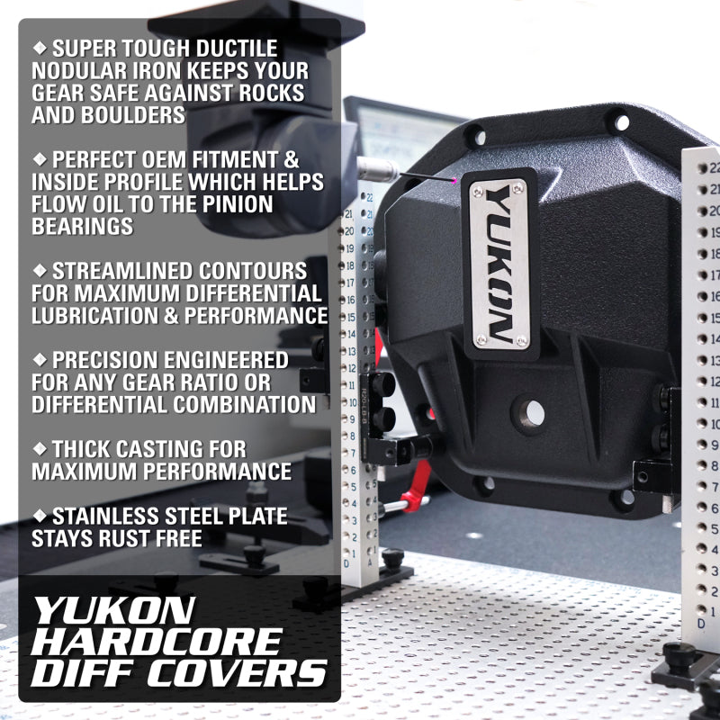 Yukon Gear Hardcore Diff Cover for 11.5in & 11.8in GM Dodge Ram