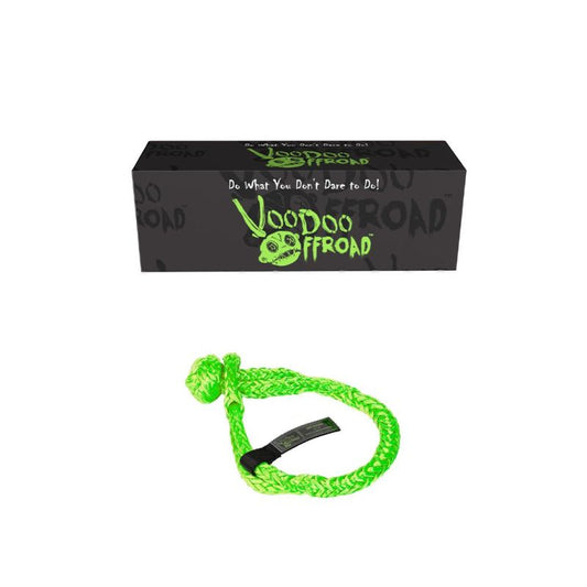 Voodoo Offroad 2.0 Santeria Series 1/2in x 8in Winch Soft Shackle - Green