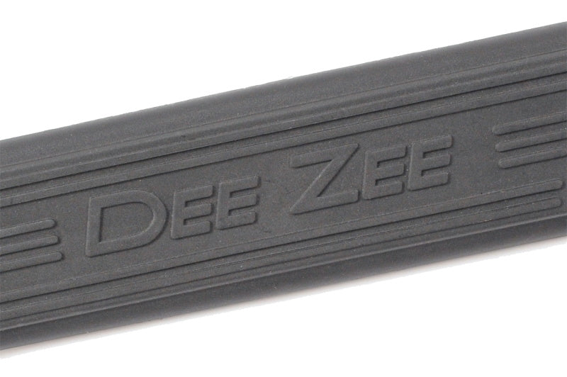 Deezee Universal Tubes - 3In Round Universal - Black Steel RegCab