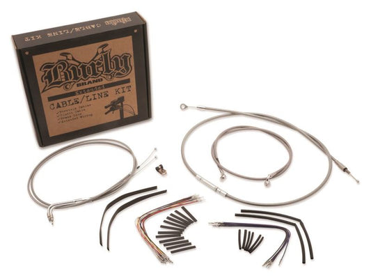 Burly Brand Control Kit ABS 16in - Stainless Steel