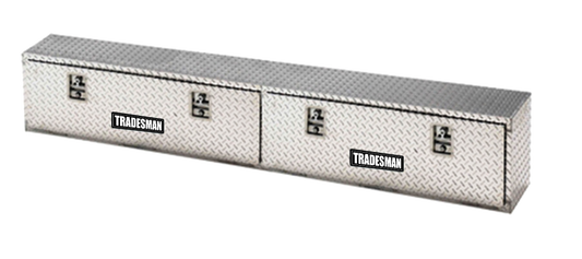 Tradesman Aluminum Top Mount L-Wing Box (72in.) - Brite