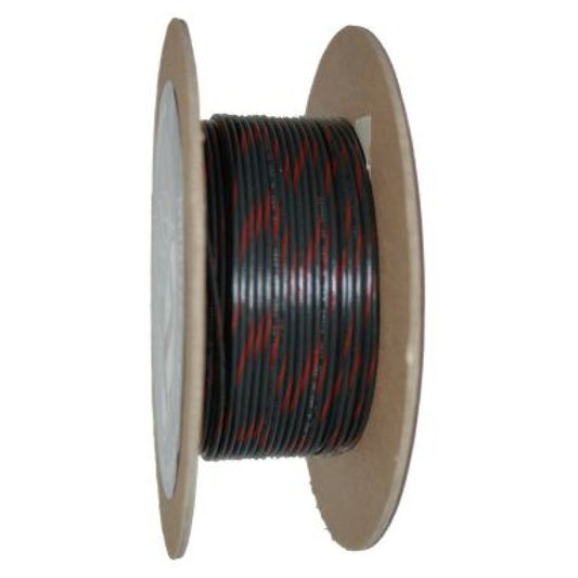 NAMZ OEM Color Primary Wire 100ft. Spool 18g - Black/Red Stripe