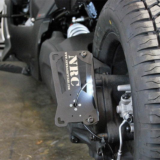 New Rage Cycles 19+ Can-Am Ryker Side Mount License Plate (2 Position)