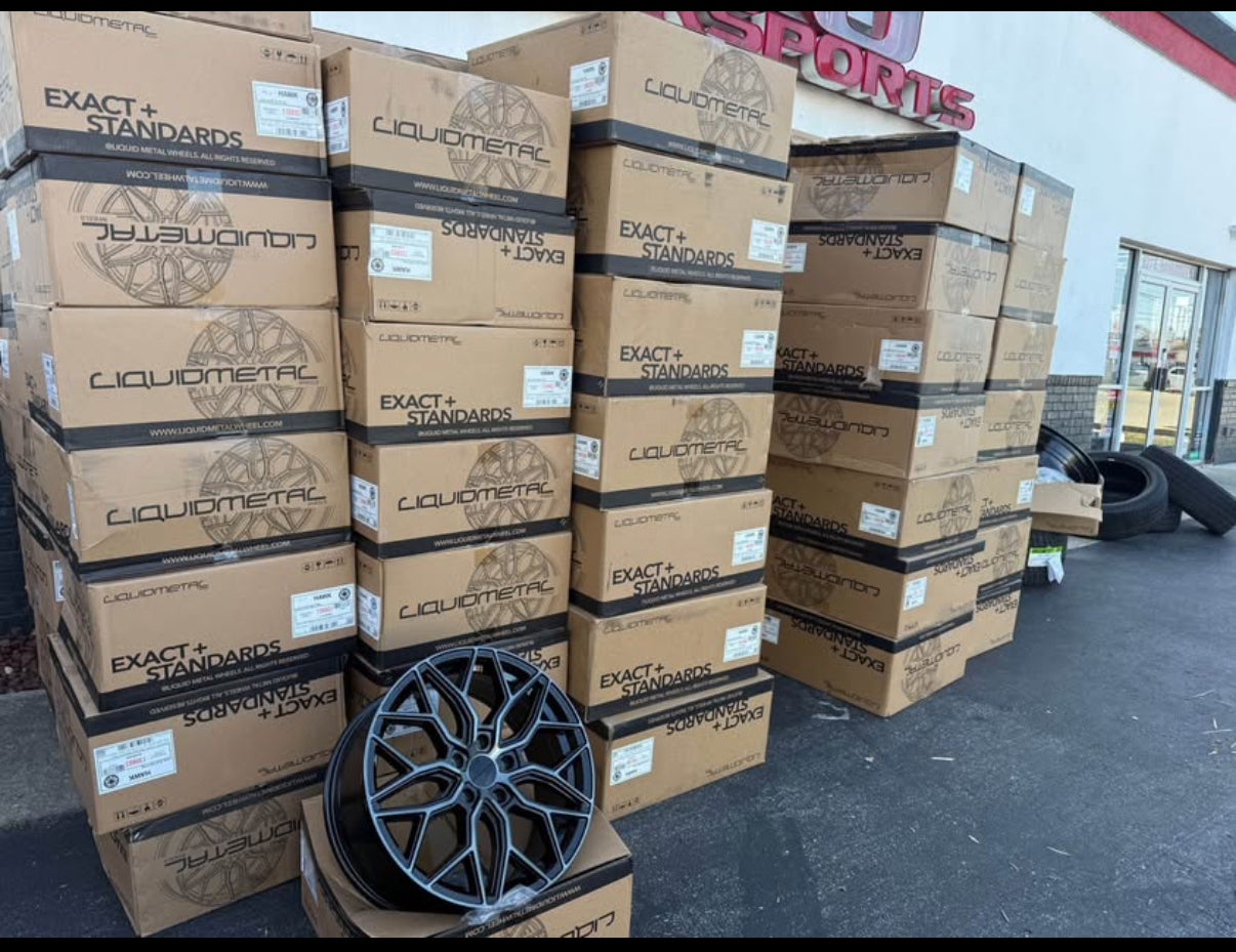 18 inch 5x114 Liquidmetal Wheel 130803 Hawk Gloss Black w/ Machined Face