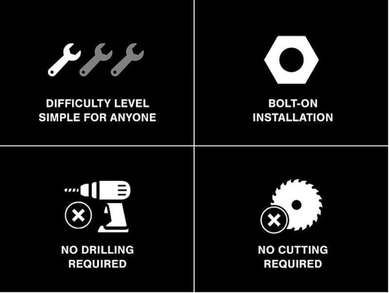 Raxiom 21-23 Bronco Axial Series 40-In 200w LED Light Bar w/ Windshield Mounting Brackets