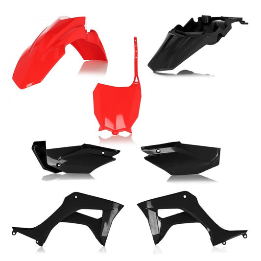 Acerbis 19-24 Honda CRF110F Full Plastic Kit - Red/Black
