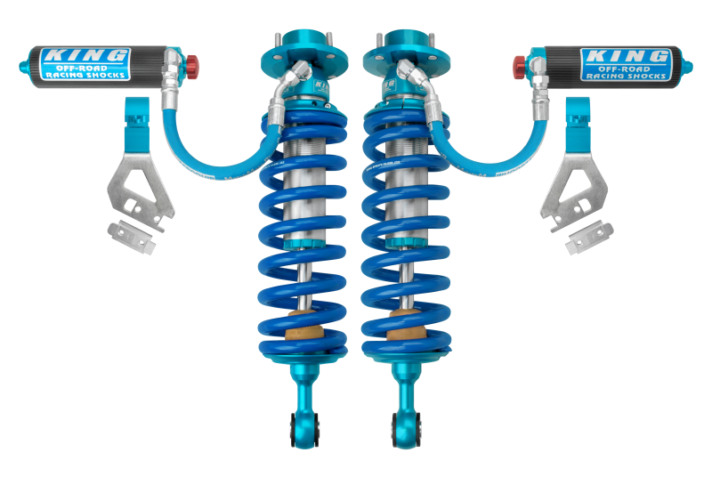 King Shocks 2022+ Toyota Tundra  Front 2.5 Dia w/ Remote Reservoir Coilover & Adjuster (Pair)