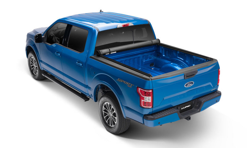 Lund 04-18 Ford F-150 (5.5ft. Bed) Genesis Elite Roll Up Tonneau Cover - Black