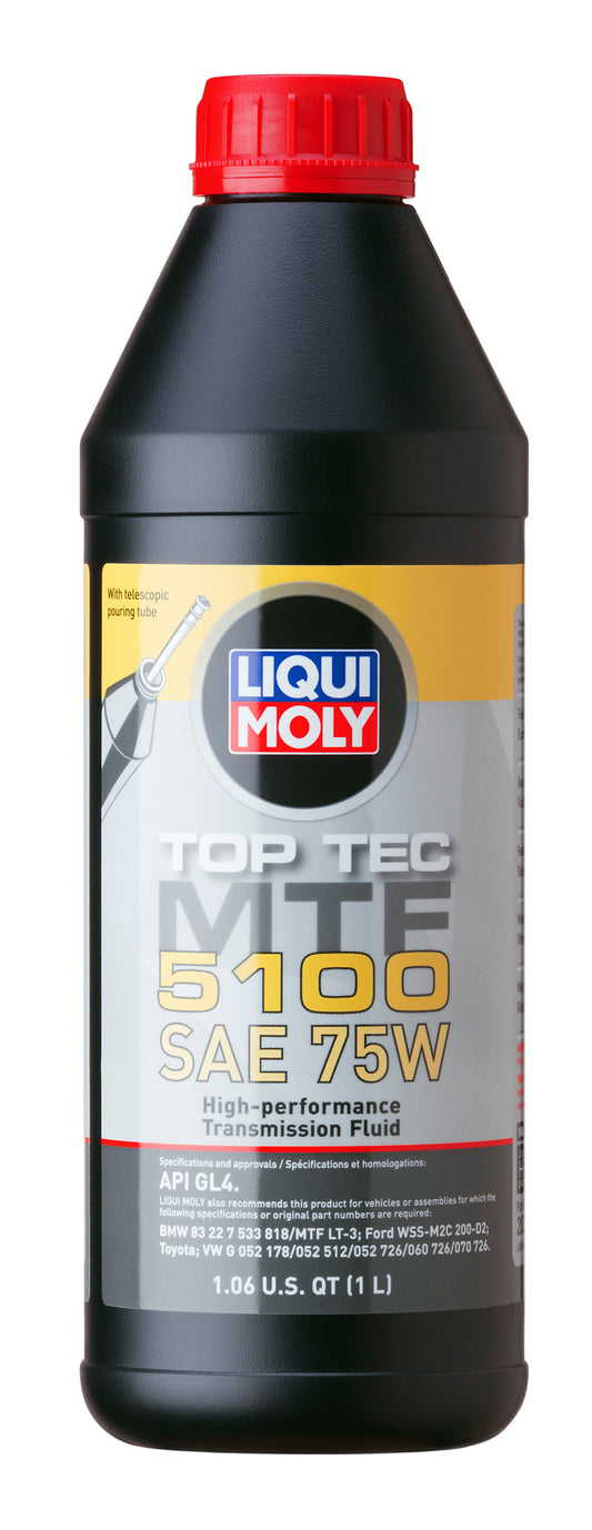 LIQUI MOLY 1L Top Tec MTF 5100 Gear Oil SAE 75W