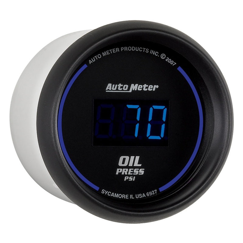 Autometer Cobalt Digital 52.4mm Black 0-100psi Oil Pressure Gauge