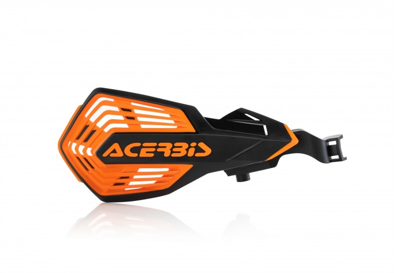 Acerbis 21-23 GasGas/ 14-23 Husq/ 14-23 KTM / 18-23 Sherco K-Future Handguard - Black/Orange