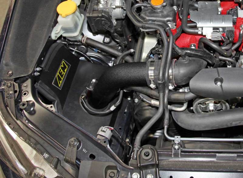 AEM 15-17 Subaru WRX STi 2.5L H4 - Cold Air Intake System - Wrinkle Black