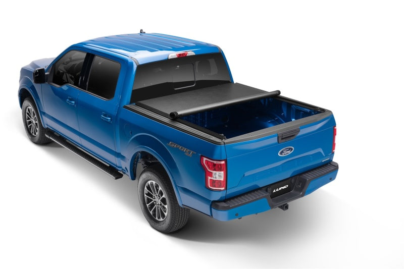 Lund 04-18 Ford F-150 (6.5ft. Bed) Genesis Roll Up Tonneau Cover - Black