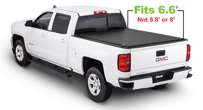 Tonno Pro 14-19 Chevy Silverado 1500 6.6ft Fleetside Lo-Roll Tonneau Cover