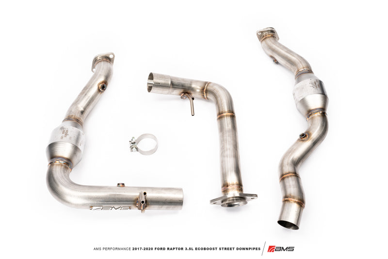 AMS Performance 17-20 Ford Raptor 3.5L Ecoboost Street Downpipes