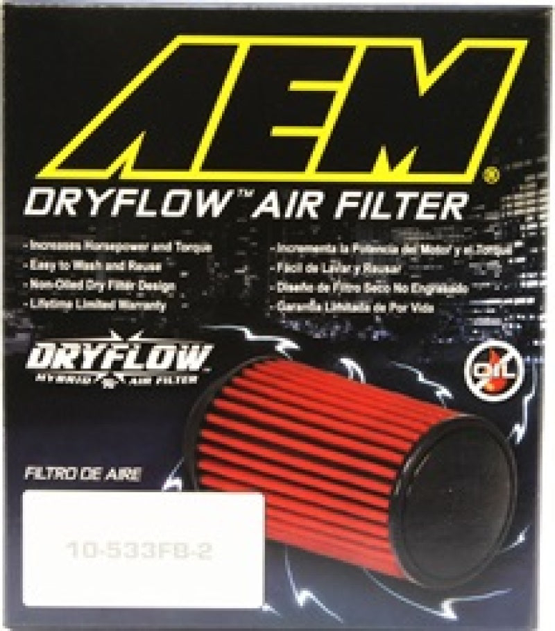 AEM 2.25 inch Short Neck 5 inch Element Filter Replacement