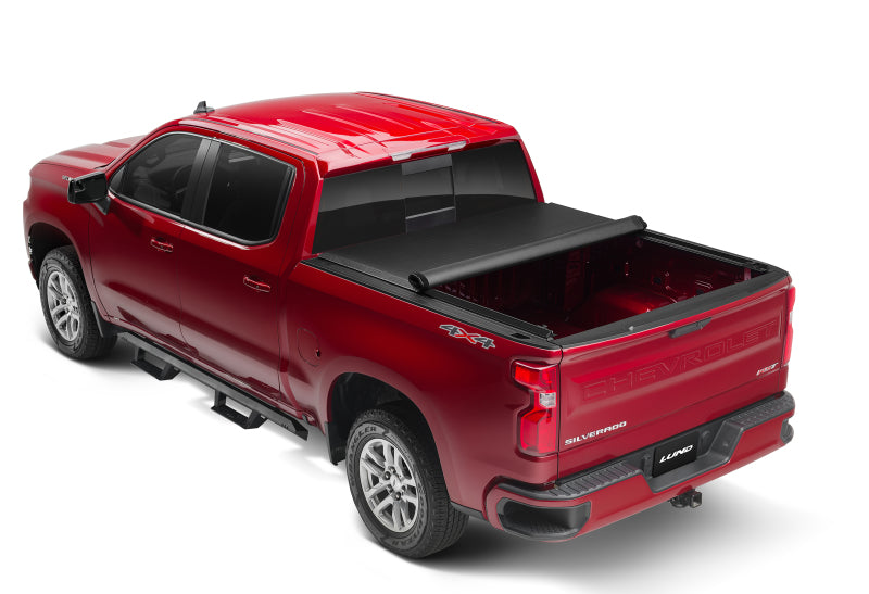 Lund 00-01 Toyota Tundra (6ft. Bed) Genesis Roll Up Tonneau Cover - Black