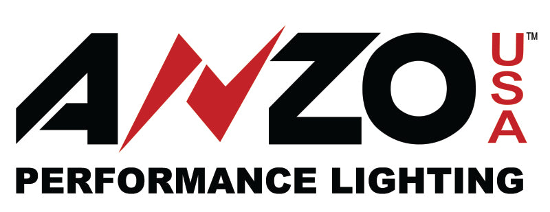 ANZO 2009-2016 Dodge Ram 1500 Projector Headlights w/ U-Bar Black