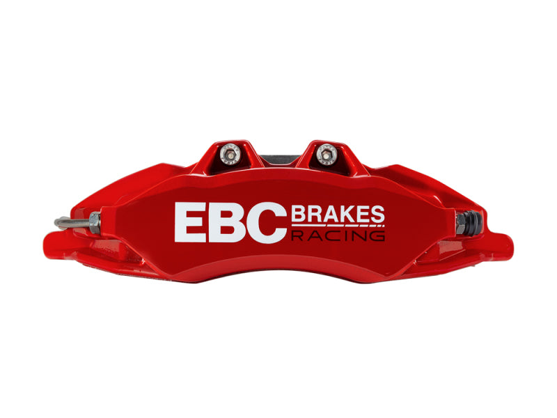 EBC Racing 2019+ Toyota GR Supra Red Apollo-6 Calipers 380mm Rotors Front Big Brake Kit