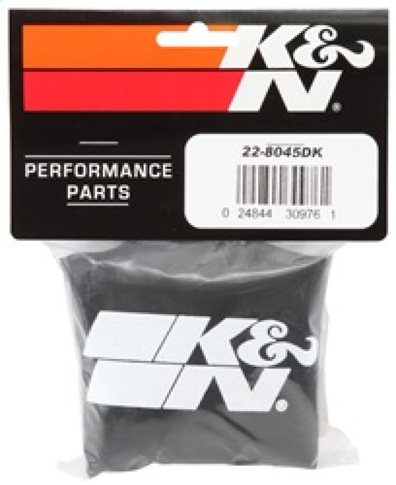 K&N 6in ID x 6inH Closed Top Black DryCharger Air Filter Wrap