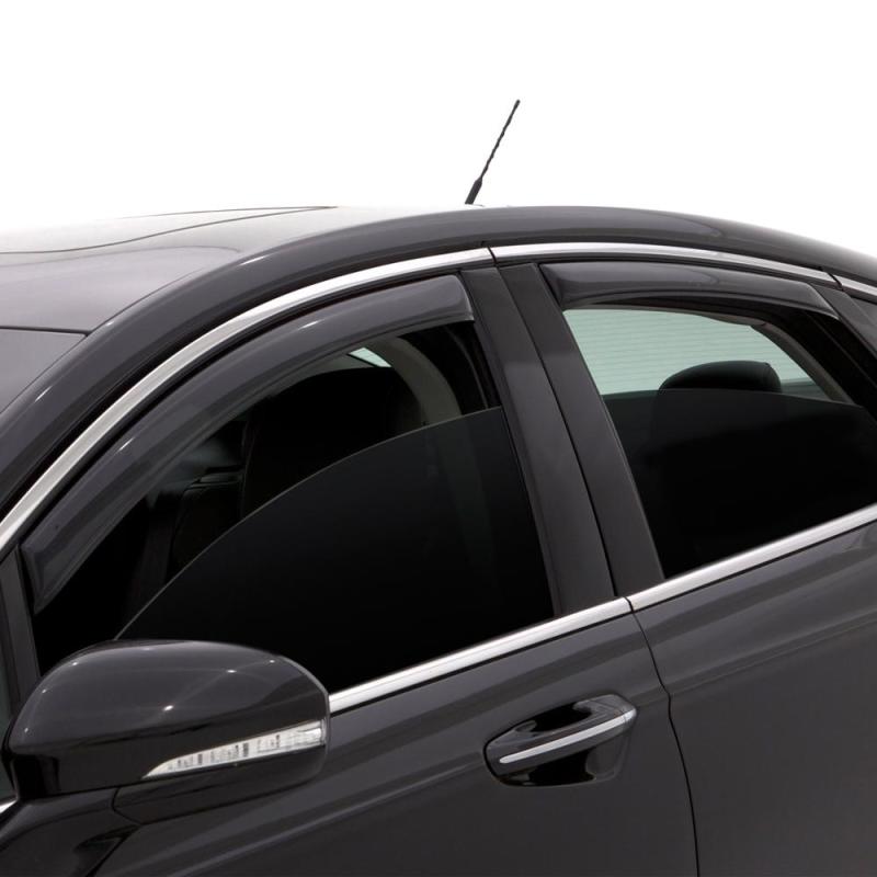 AVS 05-12 Nissan Pathfinder Ventvisor In-Channel Front & Rear Window Deflectors 4pc - Smoke