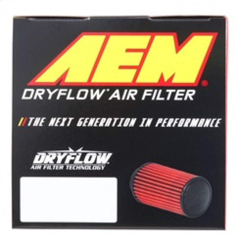 AEM DryFlow Conical Air Filter 5.25in Base OD / 4.75in Top OD / 7in Height