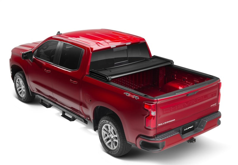 Lund 07-13 Chevy Silverado 1500 (6.5ft. Bed) Genesis Tri-Fold Tonneau Cover - Black