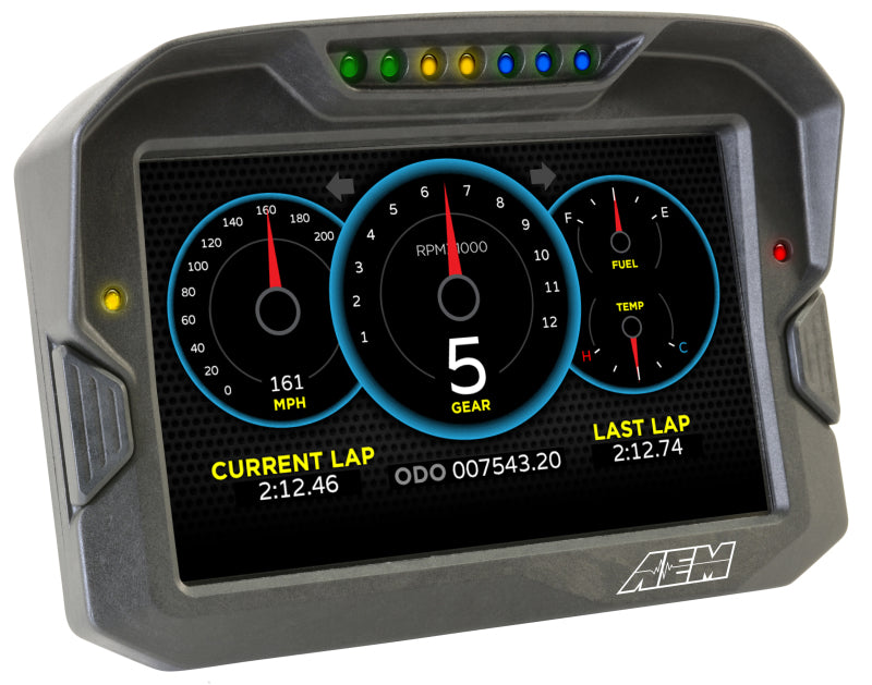 AEM CD-7 Logging Race Dash Carbon Fiber Digital Display (CAN Input Only)